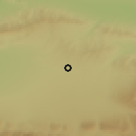 Shaded relief of the 52 km around Kantyshevo, drawn from the GMTED2010 grid