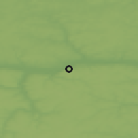 Shaded relief of the 48 km around Kashira, drawn from the GMTED2010 grid