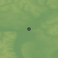 Shaded relief of the 47 km around Kazan, drawn from the GMTED2010 grid