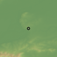 Shaded relief of the 50 km around Khabarovsk, drawn from the GMTED2010 grid