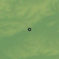 Shaded relief of the 48 km around Kinel-Cherkassy, drawn from the GMTED2010 grid