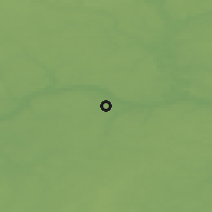 Shaded relief of the 46 km around Kineshma, drawn from the GMTED2010 grid