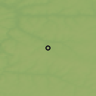 Shaded relief of the 48 km around Kireyevsk, drawn from the GMTED2010 grid