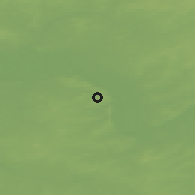 Shaded relief of the 46 km around Kirov, drawn from the GMTED2010 grid