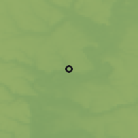 Shaded relief of the 48 km around Kirsanov, drawn from the GMTED2010 grid