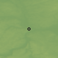 Shaded relief of the 47 km around Kolomna, drawn from the GMTED2010 grid