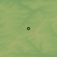 Shaded relief of the 48 km around Komsomolskiy, drawn from the GMTED2010 grid