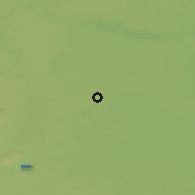 Shaded relief of the 47 km around Kopeysk, drawn from the GMTED2010 grid