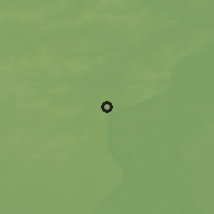 Shaded relief of the 46 km around Kotelnich, drawn from the GMTED2010 grid