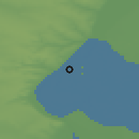 Shaded relief of the 50 km around Krasnoslobodsk, drawn from the GMTED2010 grid