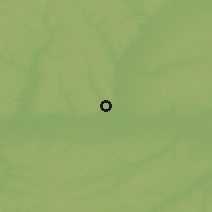 Shaded relief of the 49 km around Kursk, drawn from the GMTED2010 grid