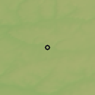 Shaded relief of the 48 km around Kuznetsk, drawn from the GMTED2010 grid