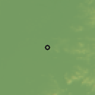Shaded relief of the 51 km around Lesozavodsk, drawn from the GMTED2010 grid