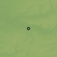 Shaded relief of the 49 km around Lgov, drawn from the GMTED2010 grid