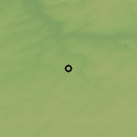Shaded relief of the 48 km around Linyovo, drawn from the GMTED2010 grid
