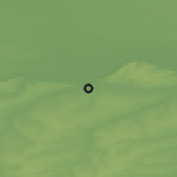 Shaded relief of the 47 km around Lyskovo, drawn from the GMTED2010 grid