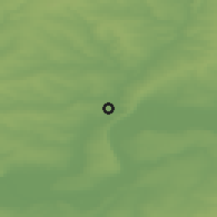Shaded relief of the 47 km around Mendeleyevsk, drawn from the GMTED2010 grid