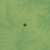 Shaded relief of the 50 km around Millerovo, drawn from the GMTED2010 grid