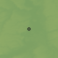 Shaded relief of the 48 km around Morshansk, drawn from the GMTED2010 grid