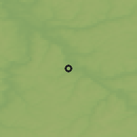 Shaded relief of the 48 km around Mtsensk, drawn from the GMTED2010 grid