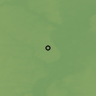 Shaded relief of the 47 km around Murom, drawn from the GMTED2010 grid