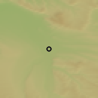 Shaded relief of the 52 km around Nevinnomyssk, drawn from the GMTED2010 grid