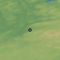 Shaded relief of the 41 km around Nikel, drawn from the GMTED2010 grid