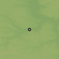 Shaded relief of the 48 km around Nizhniy Lomov, drawn from the GMTED2010 grid