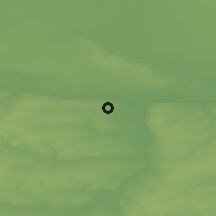 Shaded relief of the 47 km around Novocheboksarsk, drawn from the GMTED2010 grid