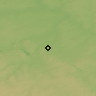 Shaded relief of the 48 km around Novyy Gorodok, drawn from the GMTED2010 grid
