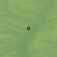 Shaded relief of the 47 km around Ogyrchi, drawn from the GMTED2010 grid