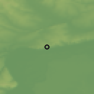 Shaded relief of the 48 km around Oktyabrsk, drawn from the GMTED2010 grid