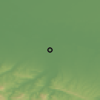 Shaded relief of the 52 km around Afipskiy, drawn from the GMTED2010 grid
