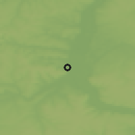 Shaded relief of the 48 km around Penza, drawn from the GMTED2010 grid
