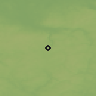 Shaded relief of the 47 km around Peresvet, drawn from the GMTED2010 grid