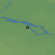 Shaded relief of the 43 km around Pervomayskiy, drawn from the GMTED2010 grid
