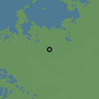 Shaded relief of the 51 km around Poltavskaya, drawn from the GMTED2010 grid