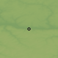 Shaded relief of the 48 km around Pushchino, drawn from the GMTED2010 grid