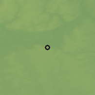 Shaded relief of the 47 km around Raduzhnyy, drawn from the GMTED2010 grid
