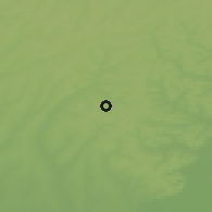Shaded relief of the 50 km around Raychikhinsk, drawn from the GMTED2010 grid
