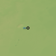 Shaded relief of the 48 km around Roza, drawn from the GMTED2010 grid