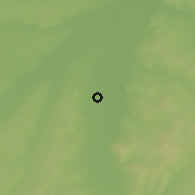 Shaded relief of the 48 km around Salavat, drawn from the GMTED2010 grid