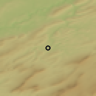 Shaded relief of the 47 km around Satka, drawn from the GMTED2010 grid