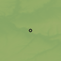 Shaded relief of the 49 km around Serdobsk, drawn from the GMTED2010 grid