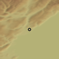 Shaded relief of the 47 km around Severobaykalsk, drawn from the GMTED2010 grid