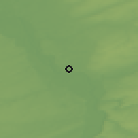 Shaded relief of the 47 km around Seversk, drawn from the GMTED2010 grid