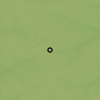 Shaded relief of the 49 km around Shchigry, drawn from the GMTED2010 grid