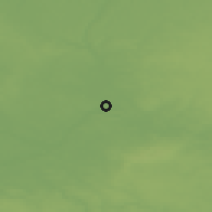 Shaded relief of the 46 km around Sheksna, drawn from the GMTED2010 grid