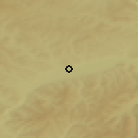 Shaded relief of the 49 km around Shilka, drawn from the GMTED2010 grid