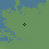 Shaded relief of the 51 km around Slavyansk-na-Kubani, drawn from the GMTED2010 grid